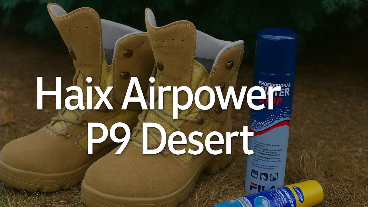 ПРАВИЛЬНЫЙ уход за ботинками HAIX Airpower P9 Desert