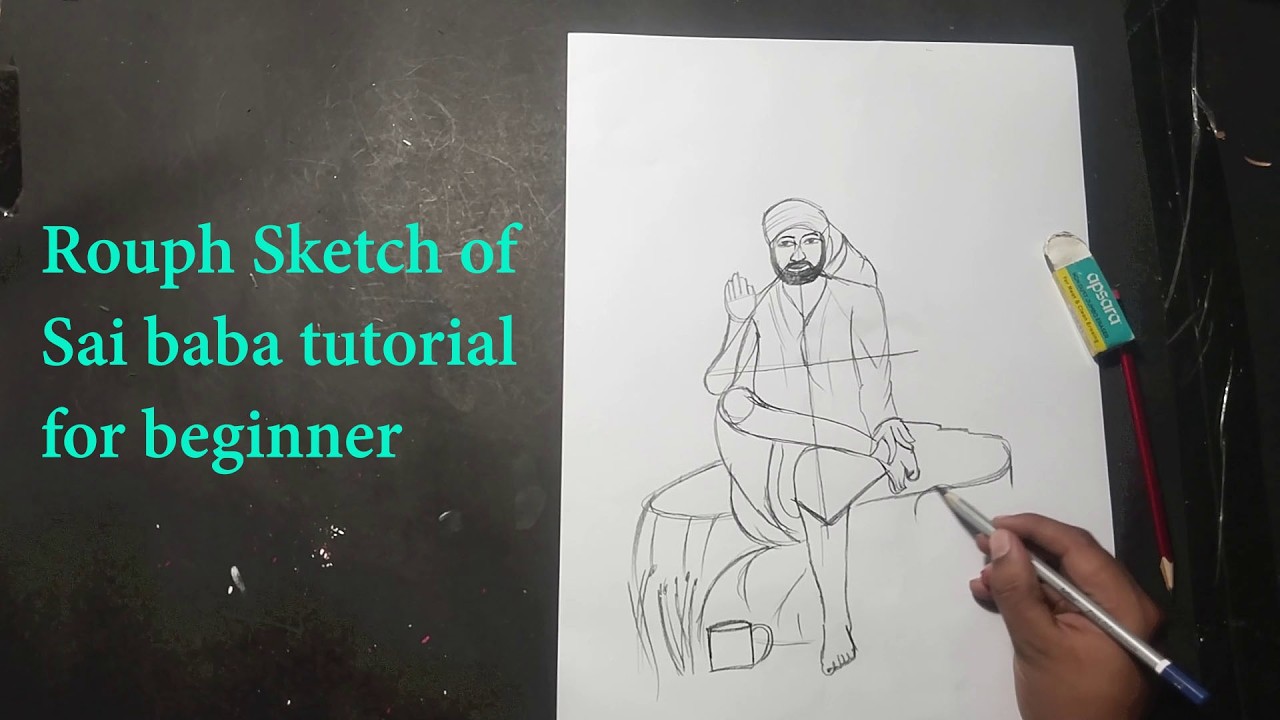 How to Draw Sai Baba | Simple Sketch Technique