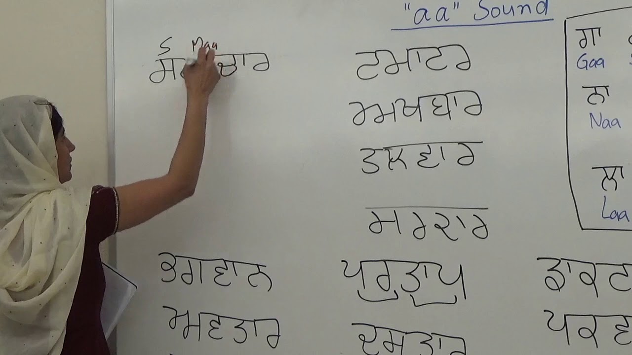 Kanna (ਕੰਨਾ) Words Punjabi Lessons 3 of 3