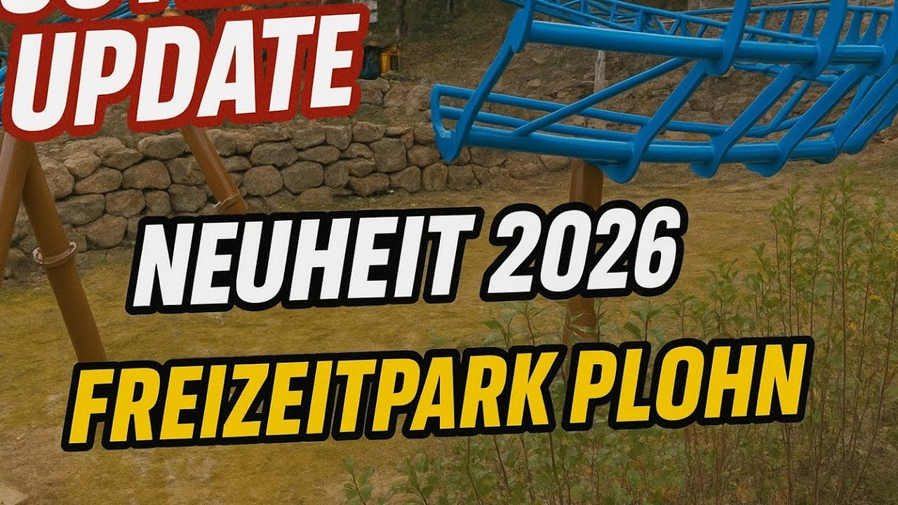 BAUSTELLEN UPDATE 2025 Neue Launch Wasserachterbahn im Freizeitpark Plohn | Mack Rides Neuheit 2026