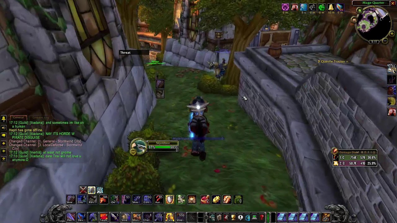 TBC - Prot Warrior -Heroic Dungeon Farming | Big Threat, Chill Vibes