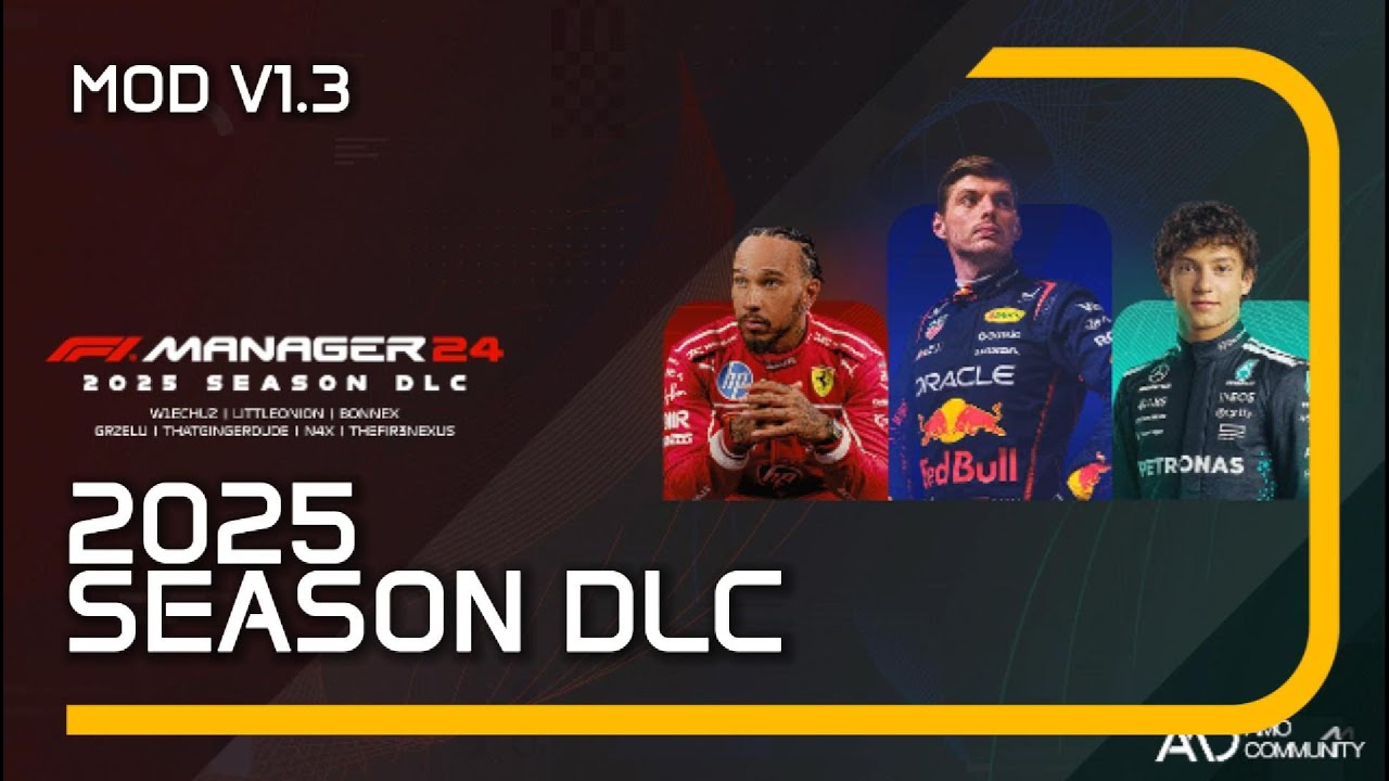 F1 MANAGER 24 - ATUALIZAÇÃO 2025 SEASON DLC V1.3 - PT-BR