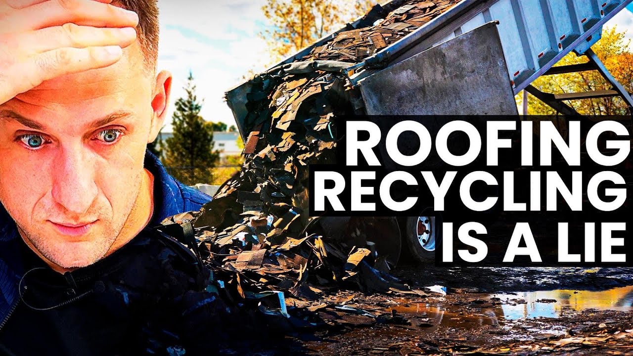 Why 97% of Roofing shingles end up in landfills and not recycled into roads as promised? Kenosha, WI