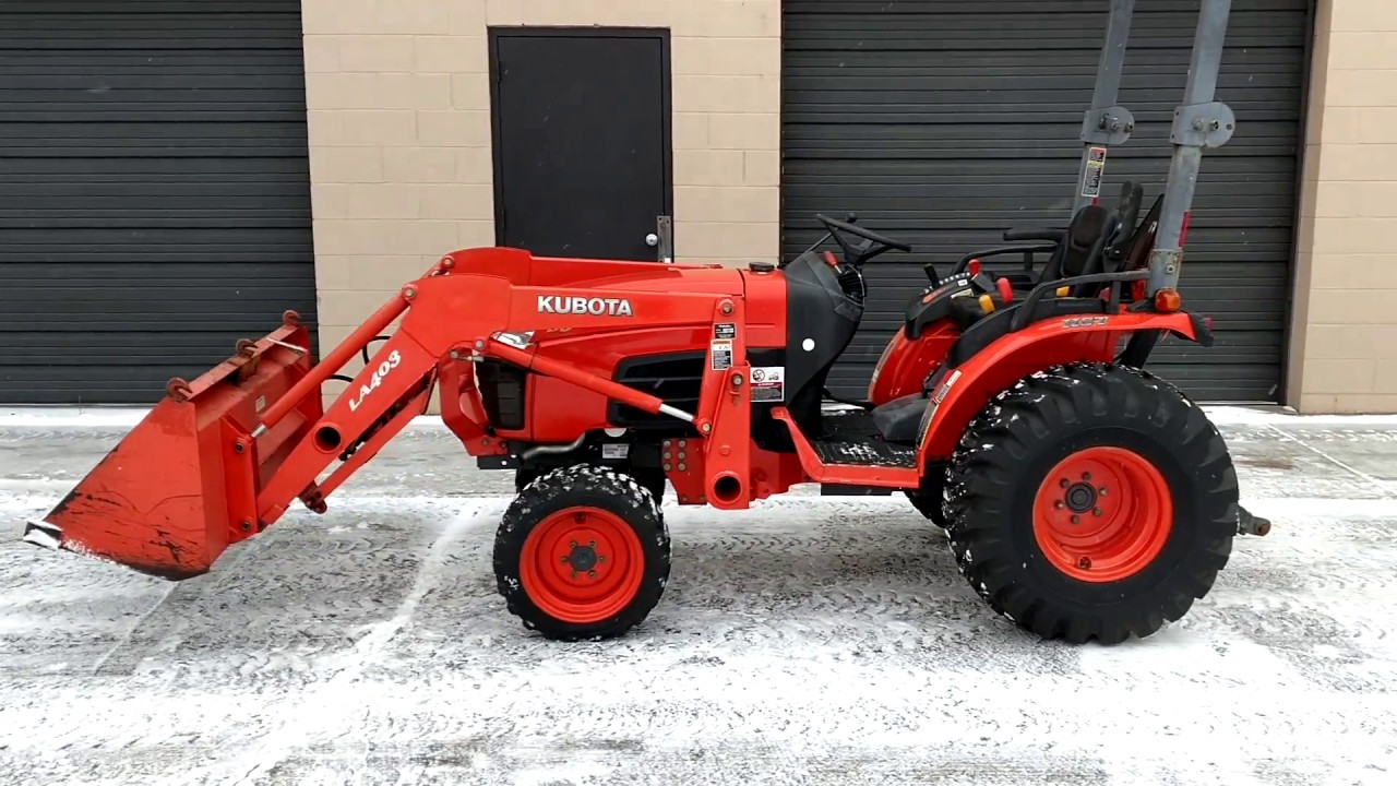 For Sale:  Overview of a 2010 Kubota B3030 4WD 30HP Tractor & LA403 Loader