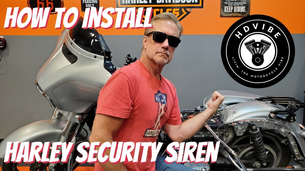 Установка сирены безопасности Harley Davidson PN 68958-07C