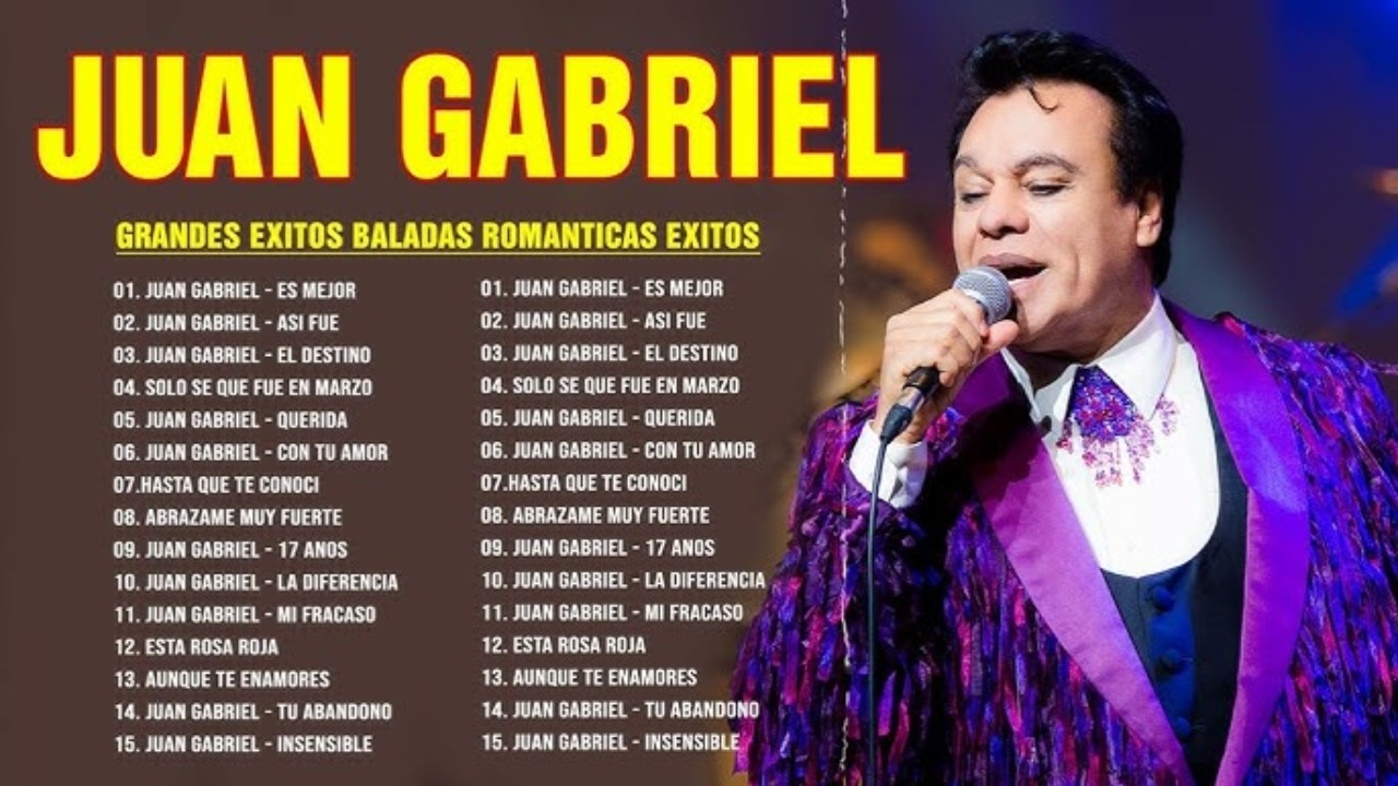 ÉXITOS DE JUAN GABRIEL RANCHERAS MIX 🔥 Sus Mejores Éxitos Románticos