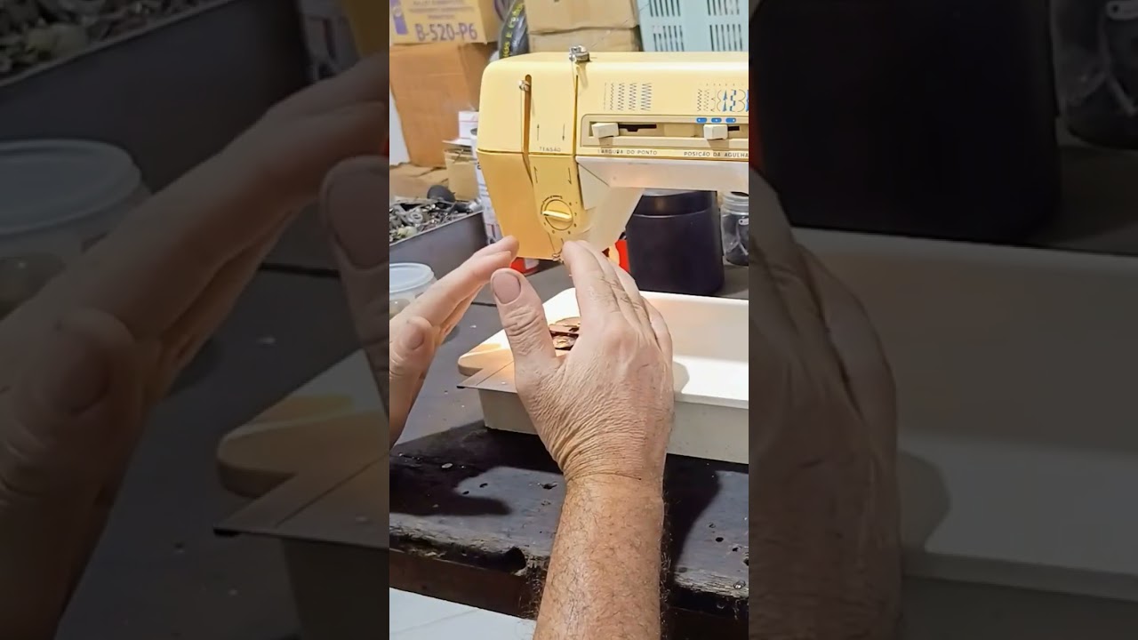 Como passa a linha na m&aacute;quina de costura Singer facilita exata! @AtisMaquinasdecostura