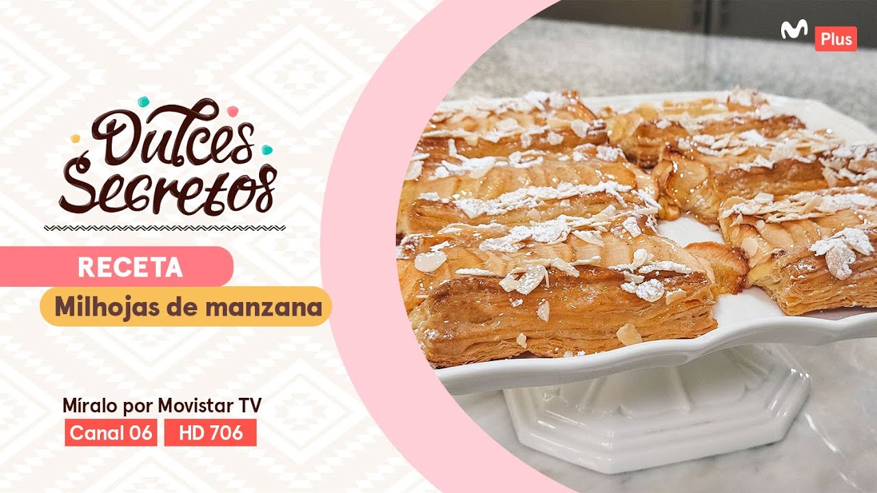 Receta: Milhojas de manzana – Dulces Secretos