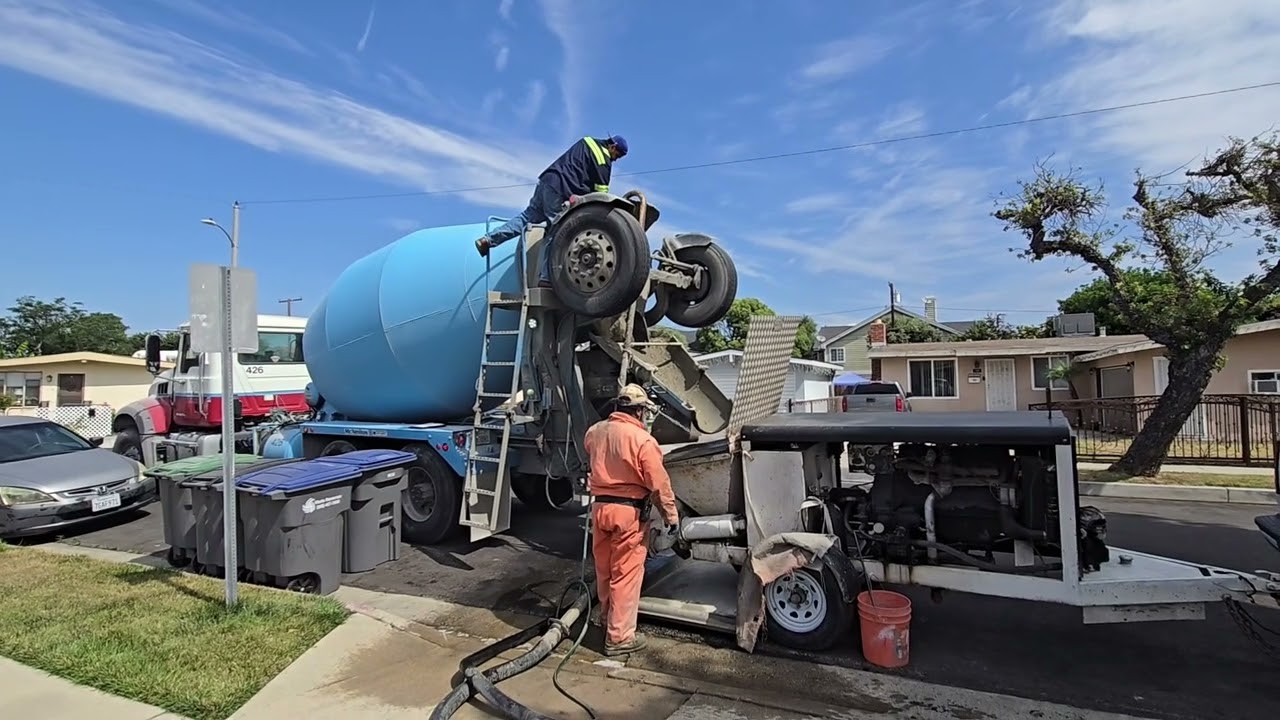 426 dumping concrete