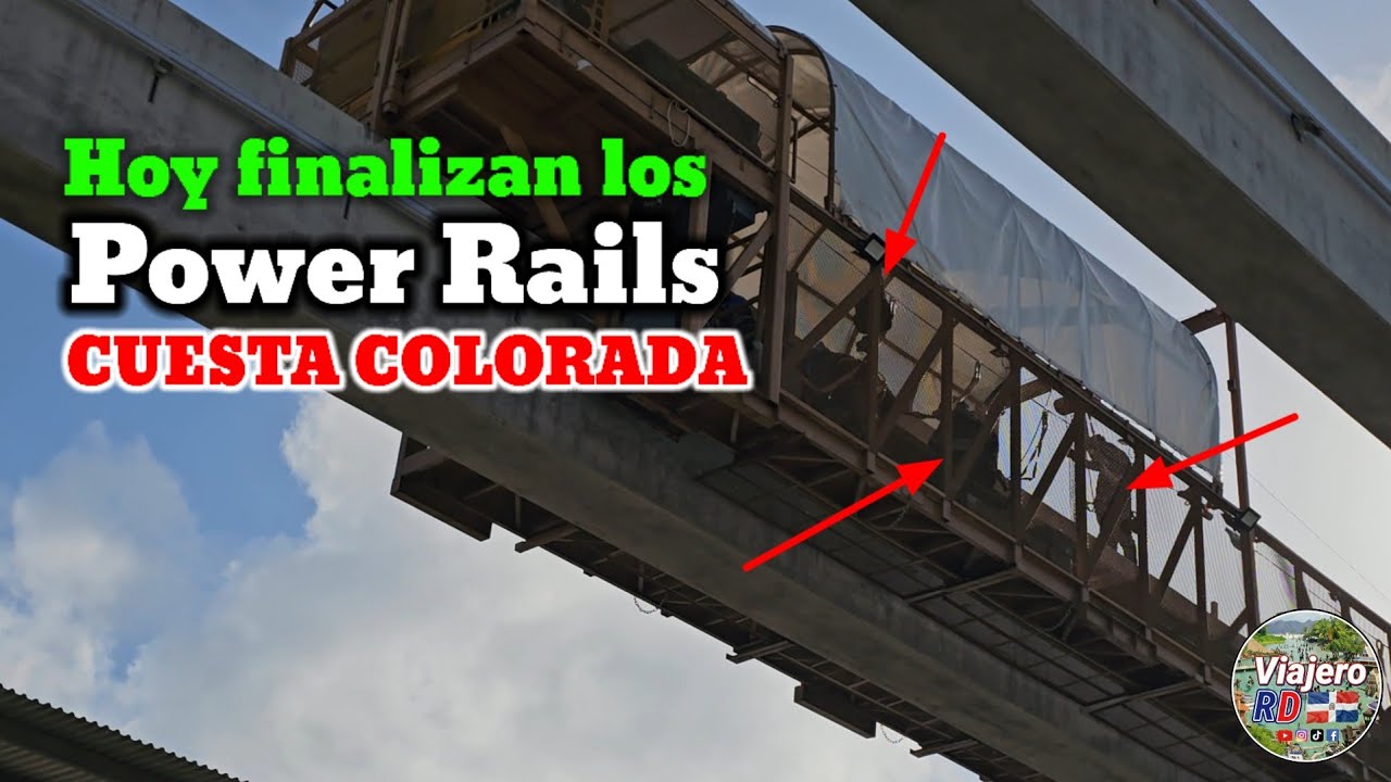 Por fin hoy finalizarán los Power Rails de Cuesta Colorada 