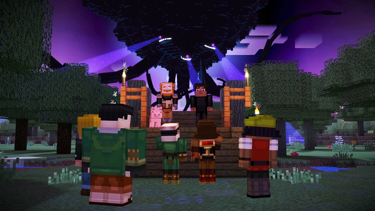 Wither Storm Formidi-Bomb Scene | Minecraft Story Mode  + Freecam mod