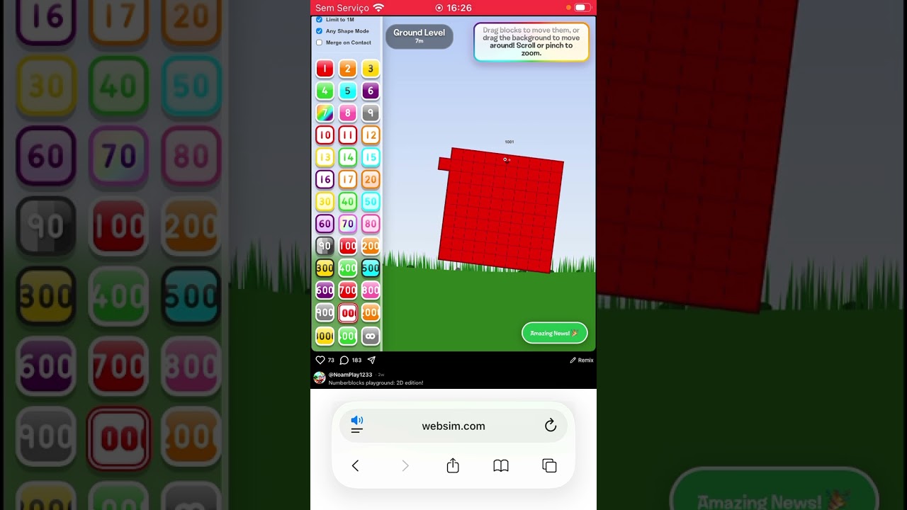 Numberblocks show ep3: going through dimensions