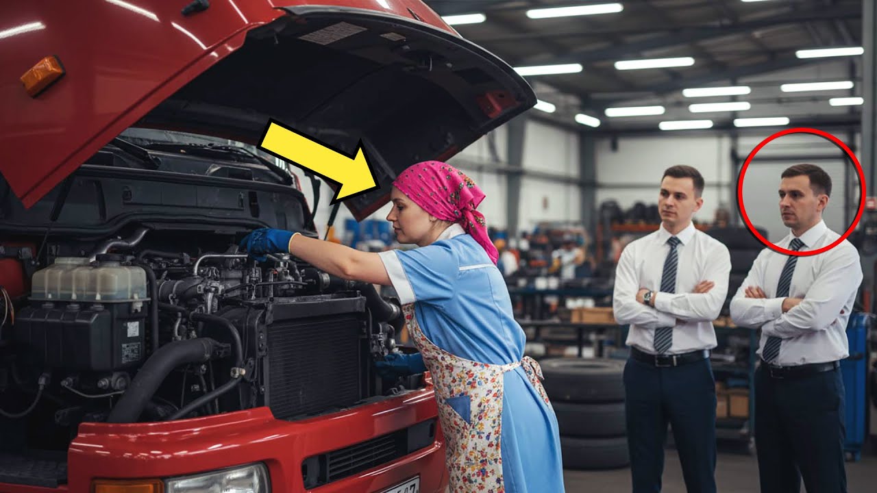 Baas wilde Duitse specialist voor truck, maar conciërge bood hulp aan.