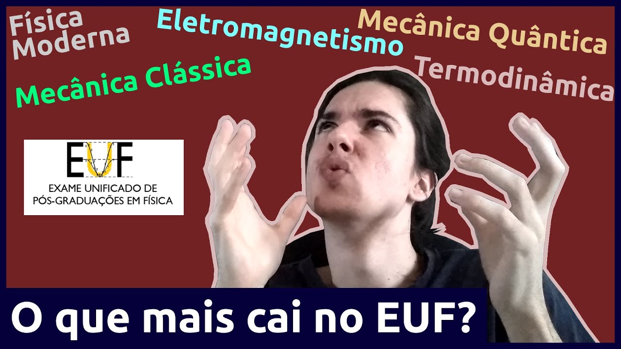 Conte&uacute;dos que MAIS CAEM no Exame Unificado em F&iacute;sica (EUF)