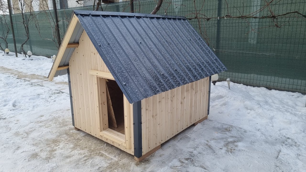 Cea mai buna si ieftina cusca pentru un caine de talie mare, termoizolata.