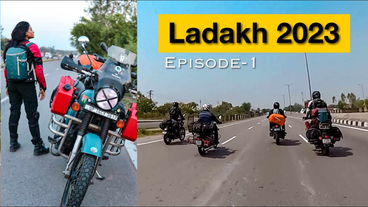 Ladakh 2023 | Episode 1 -  First Bike Ride | Delhi to Udhampur | Shrinagar-Zozila | #RudraShoots