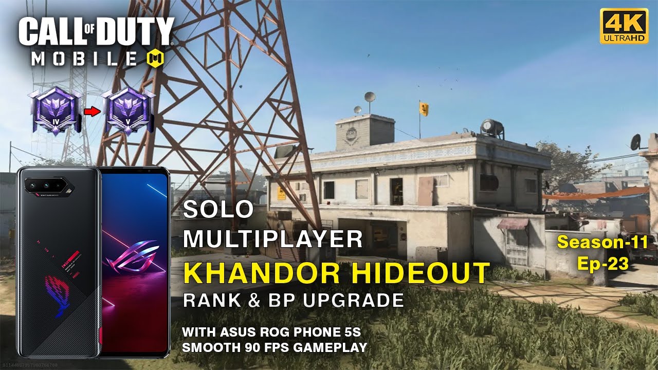 MASTER IV GRIND CONTINUES 😤🔥 | Khandor Hideout | CODM EP-23