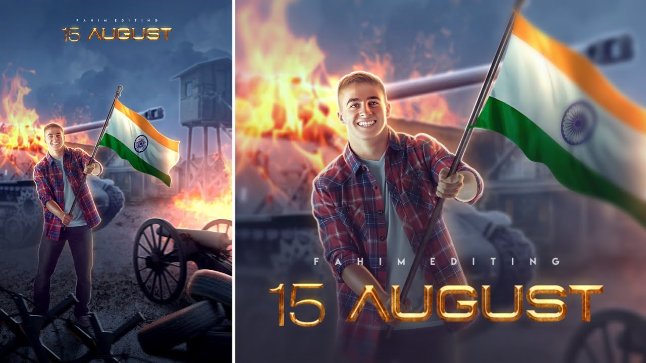 15 August Independence Day Concept Photo Manipulation Tutorial. Fahim Editing.