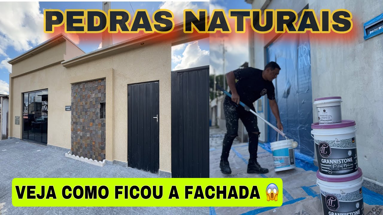 COMO APLICAR PEDRAS NATURAIS #construção #pedreiro #textura
