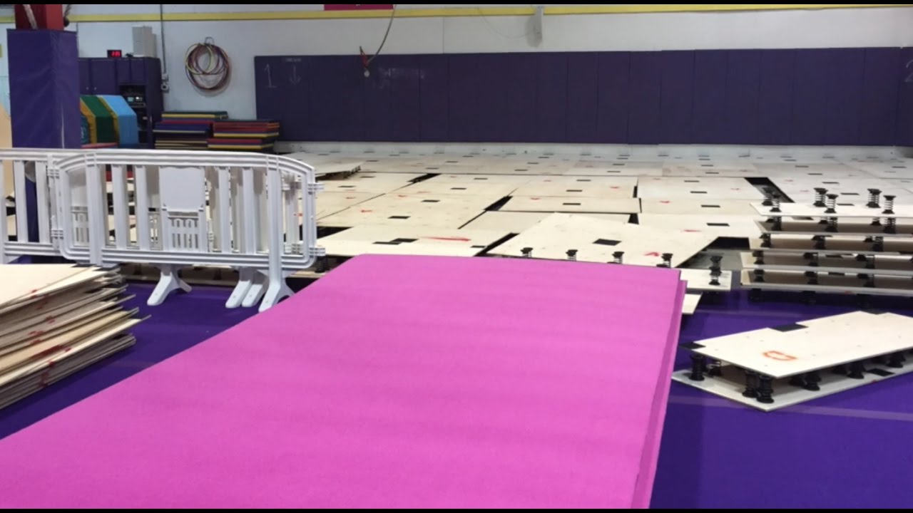 Mock Meet Highlights | New PINK Floor Installation | Gymscool