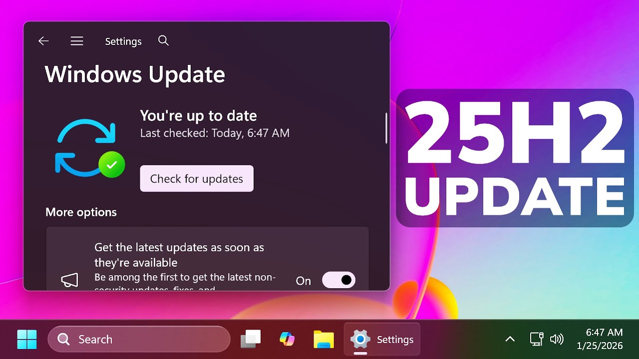 Новое экстренное обновление Windows 11 25H2 &mdash; исправления основных проблем + инструкция по устано...