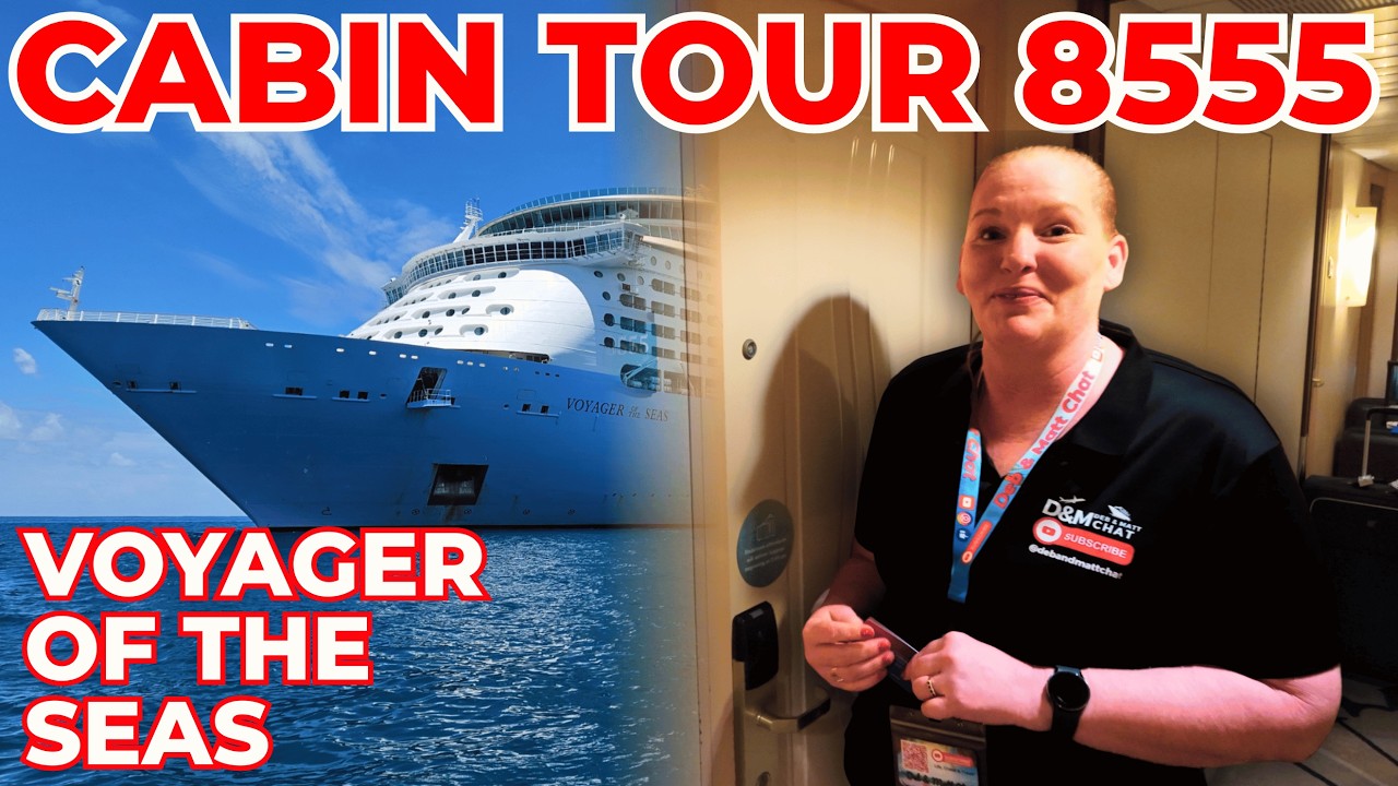 Экскурсия по каюте 8555 на лайнере Voyager of the Seas | Соединение с каютой 8553