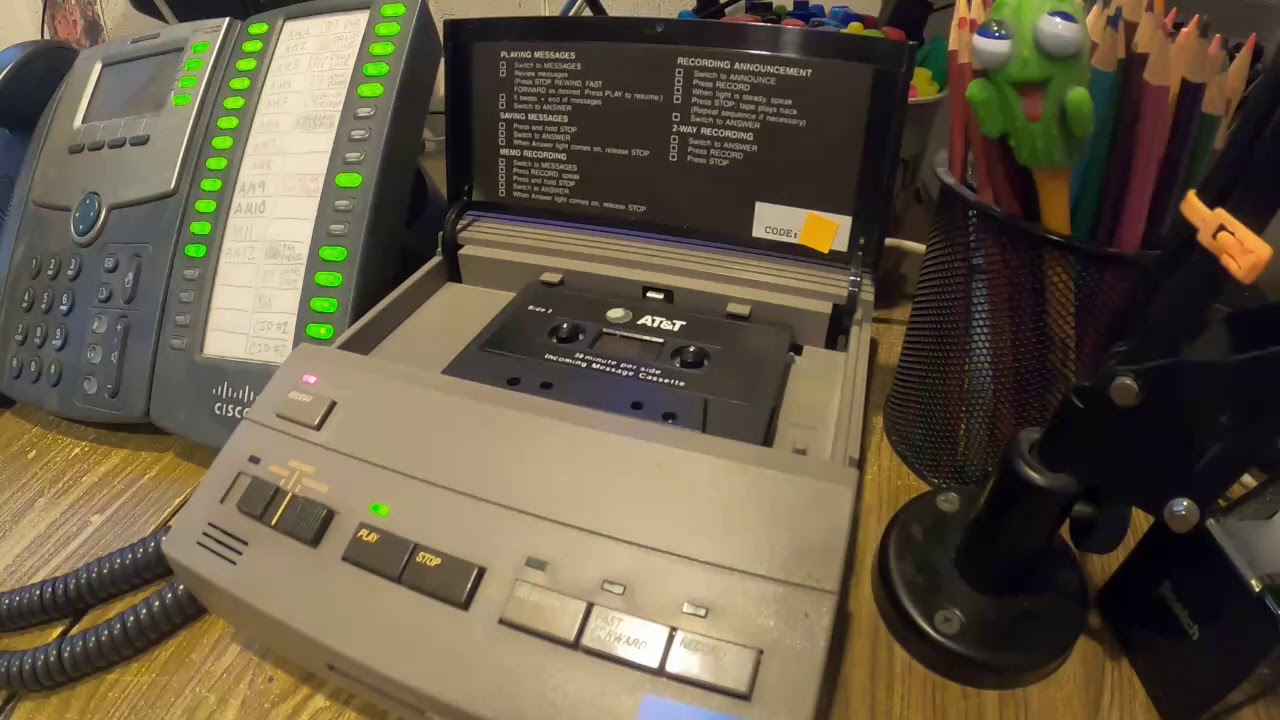 Listening to Old Messages on an AT&T 1310 Answering Machine