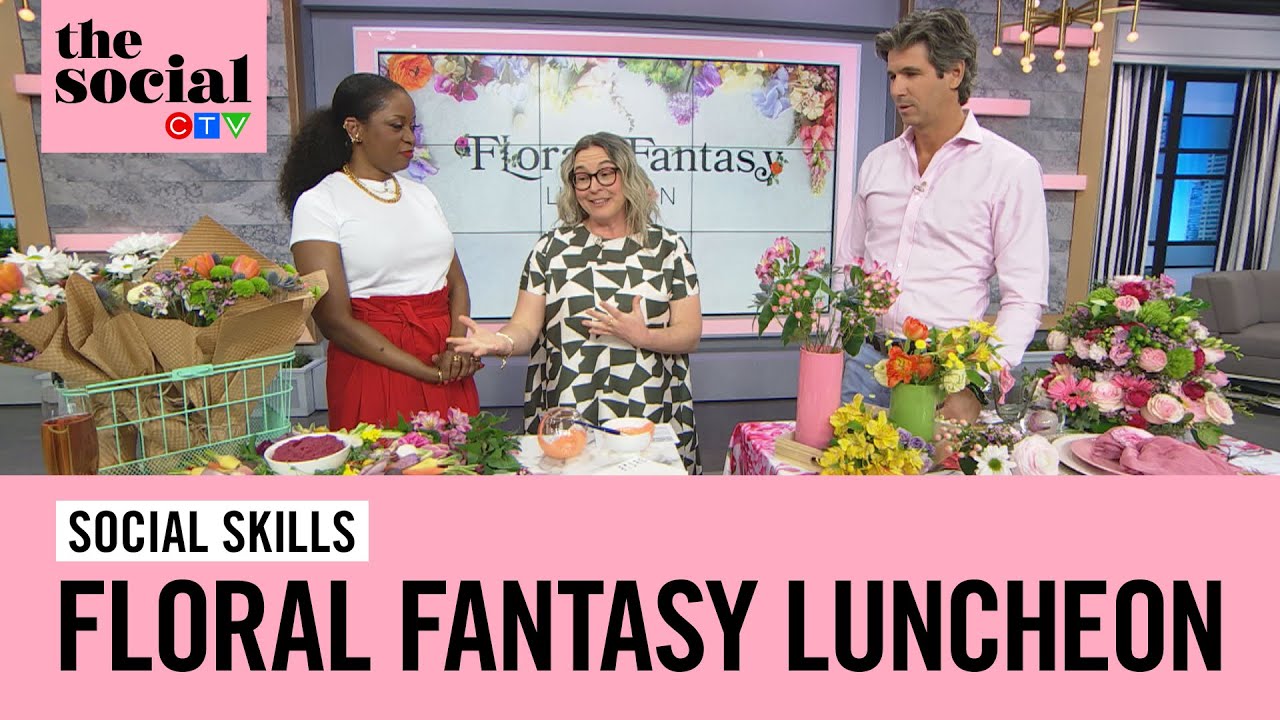Throwing a floral fantasy luncheon! | The Social