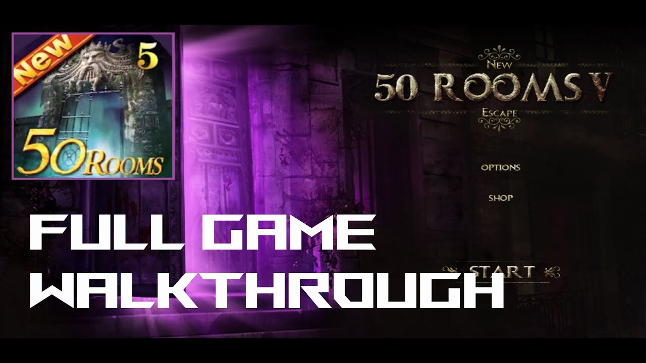 New 50 Rooms Escape V Full Game Walkthrough