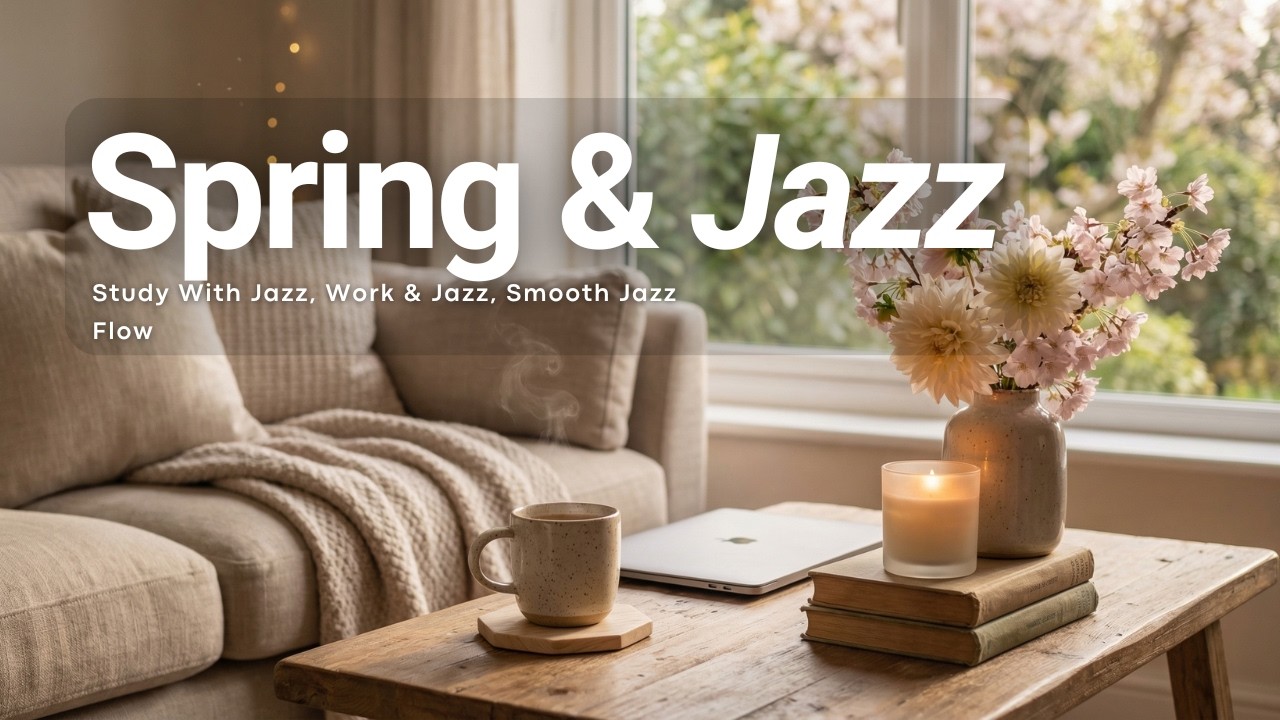 March Spring Bossa Nova 🌸 Relaxing Jazz for Study & Work Focus