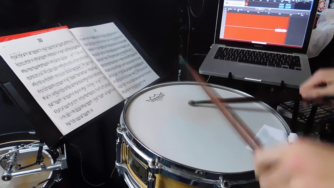 Mitchell Peters Intermediate Snare Drum Studies Etude 31 92bpm