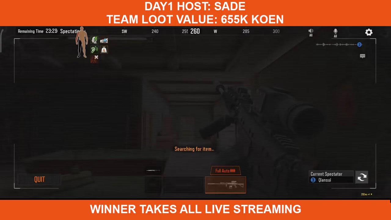 Winner Takes All Stream | TEAM SADE