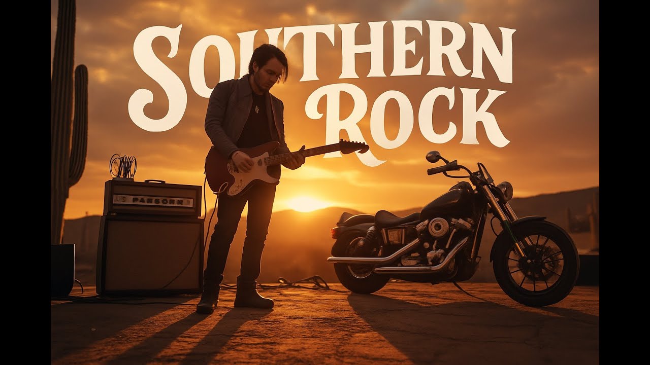 Southern Rock Sunset Ride 🌅 | Freedom, Grit & Guitar Soul