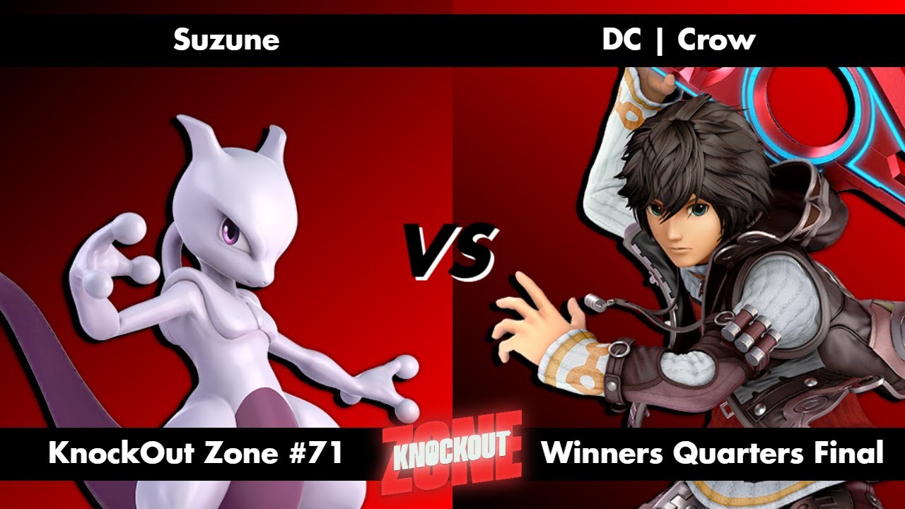 KnockOut Zone #71 - SSBU Winners Quarters Final - Suzune (Mewtwo) vs Crow (Shulk)