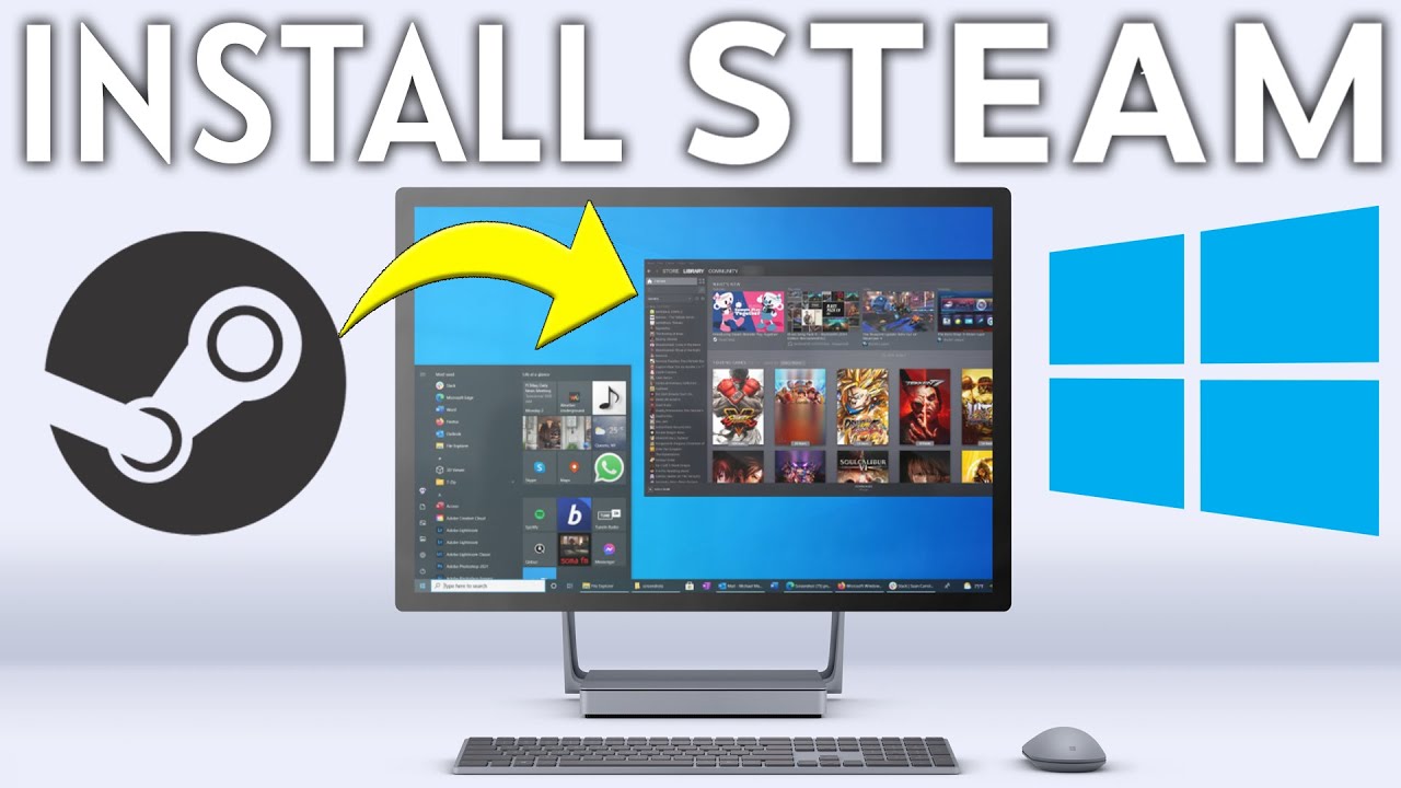 Как установить Steam на Windows (ПК и ноутбук)