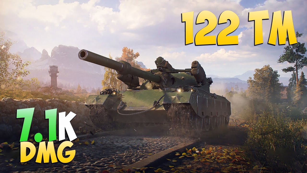 122 TM - 4 Фрагов 7.1K Урона - Чудовище! - Мир Танков