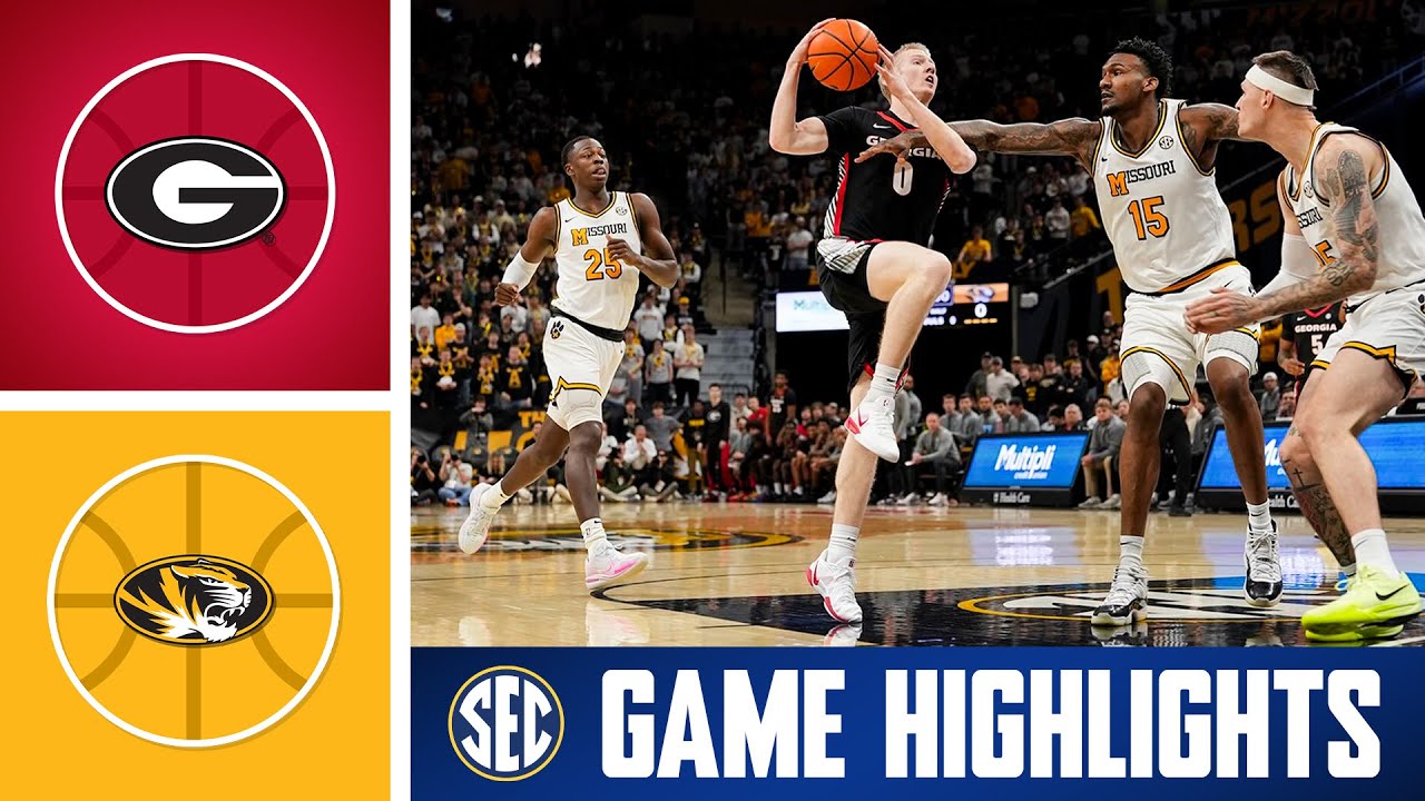No. 21 Georgia Bulldogs at Missouri Tigers | Game Highlights | 2026 SEC Men's Basketball