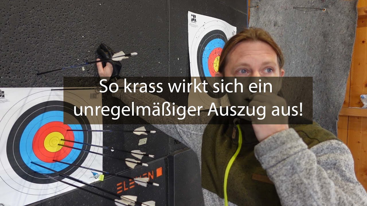 Ungleichmäßige Auszugslängen - So stark verändert sich die Trefferlage!