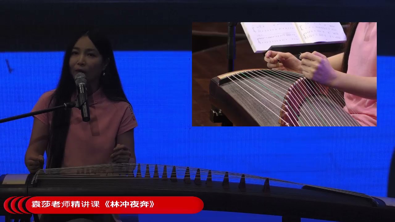 袁莎古筝教学 林冲夜奔 精讲1