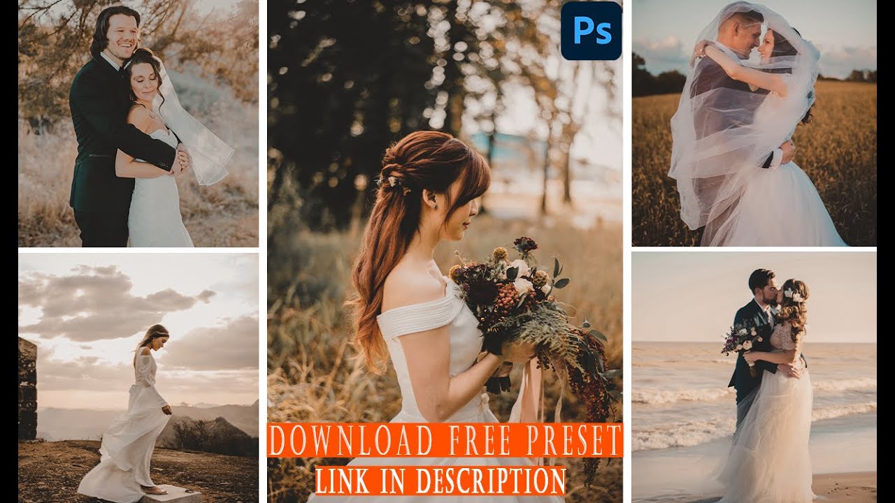Cinematic Wedding Preset | Free Preset Download | Photoshop Tutorial