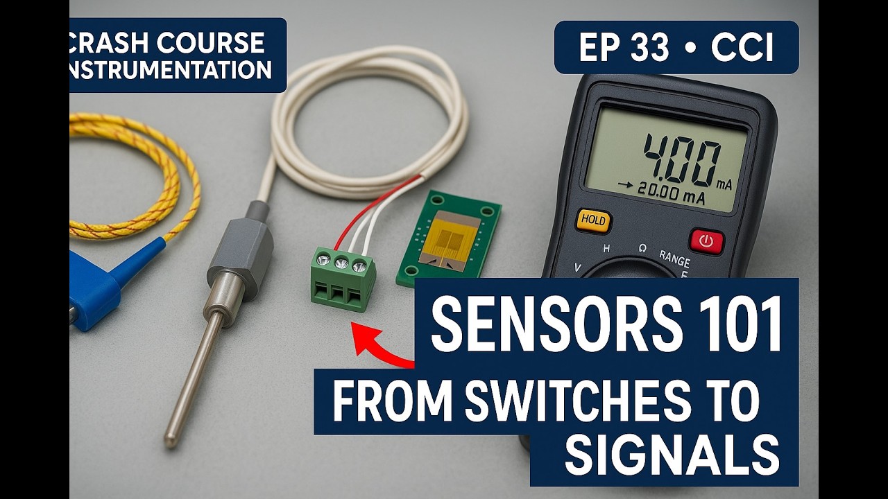 🌟 Sensors vs Switches: The Complete Introduction (Voltage, Current, & Resistance)🌟 Ep. 33