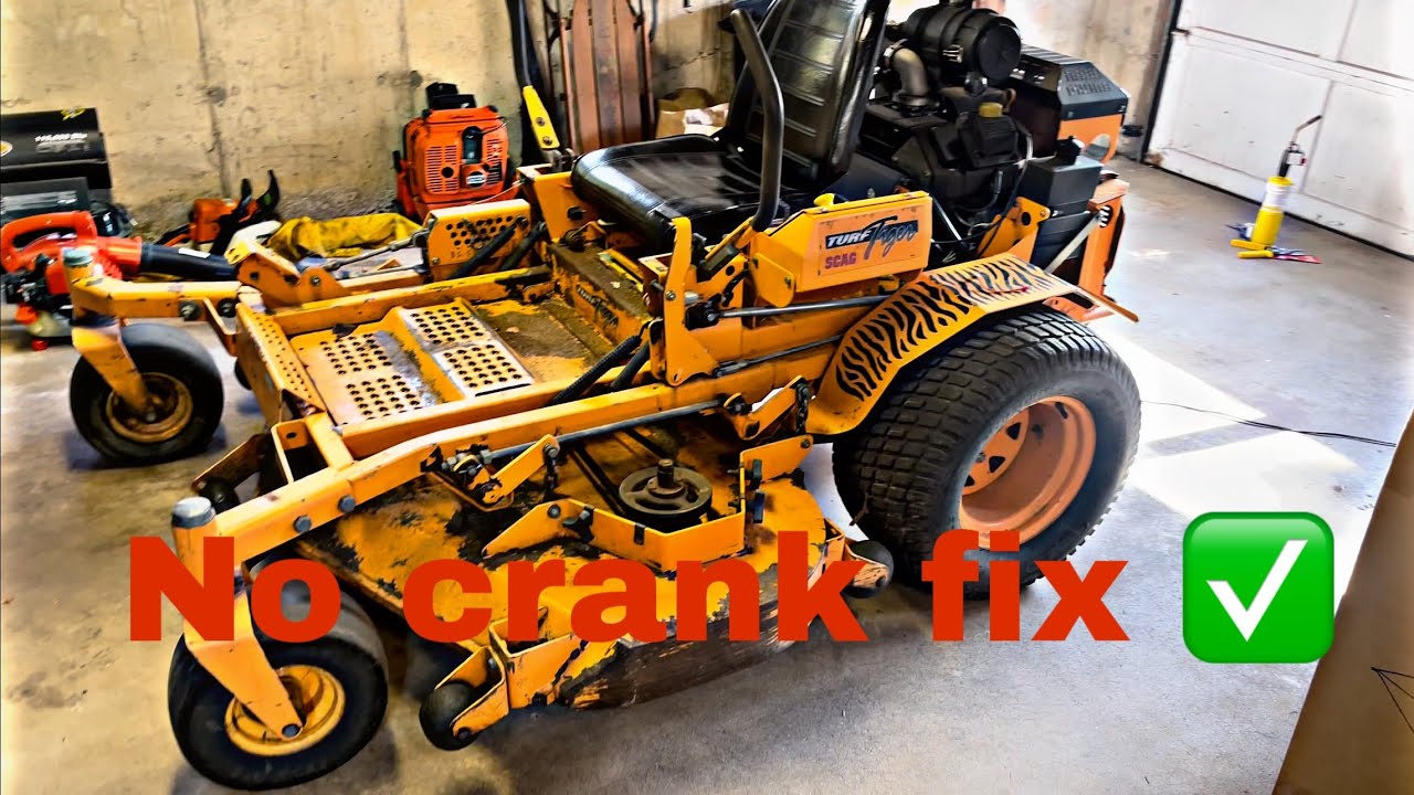 Scag turf Tigrer no crank fix
