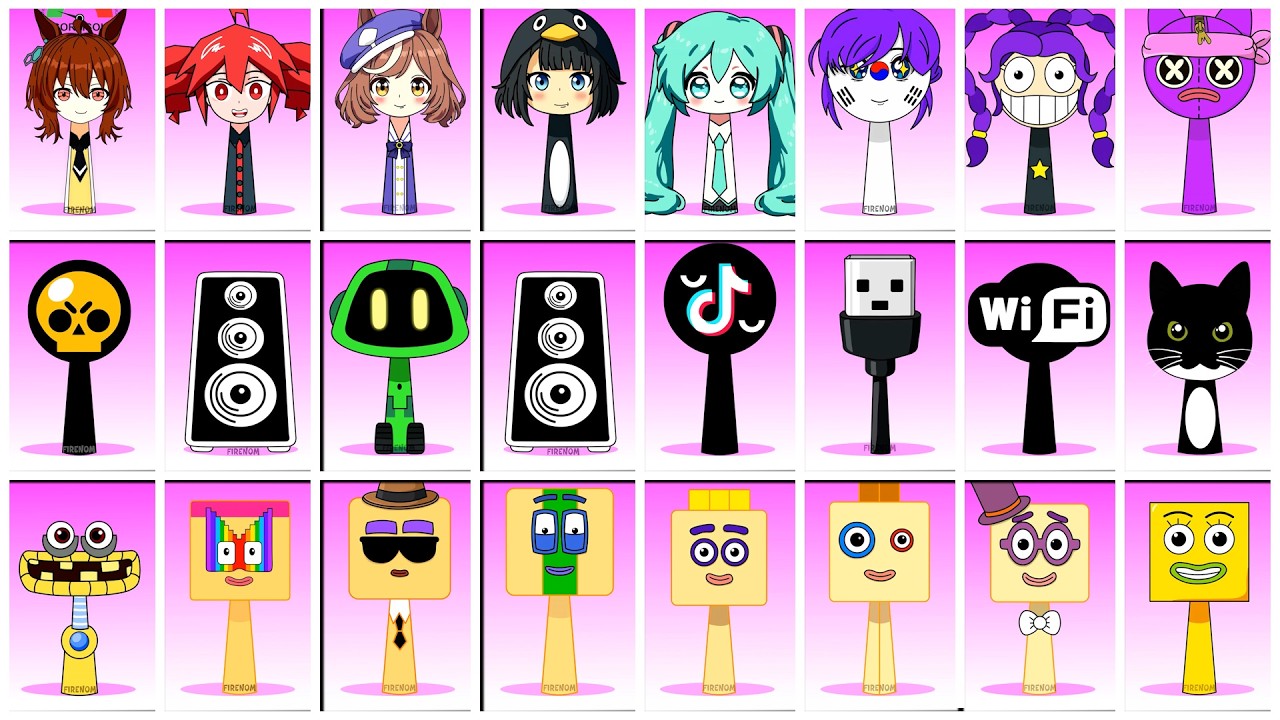 Incredibox Sprunki OC Phase 1 to Phase 2 Tachyon Low Cortisol Meme, Kasane Teto, Mambo Mambo