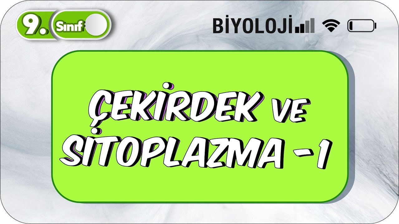 Çekirdek ve Sitoplazma -1| Öğrenme Garantili Özet Anlatım #2023