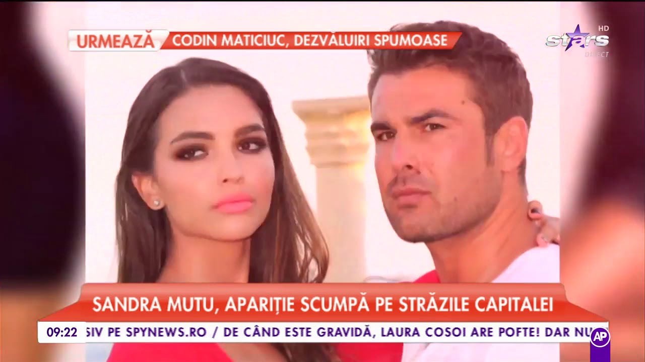 Sandra Mutu a ieşit la plimbare îmbrăcată cu haine de mii de euro