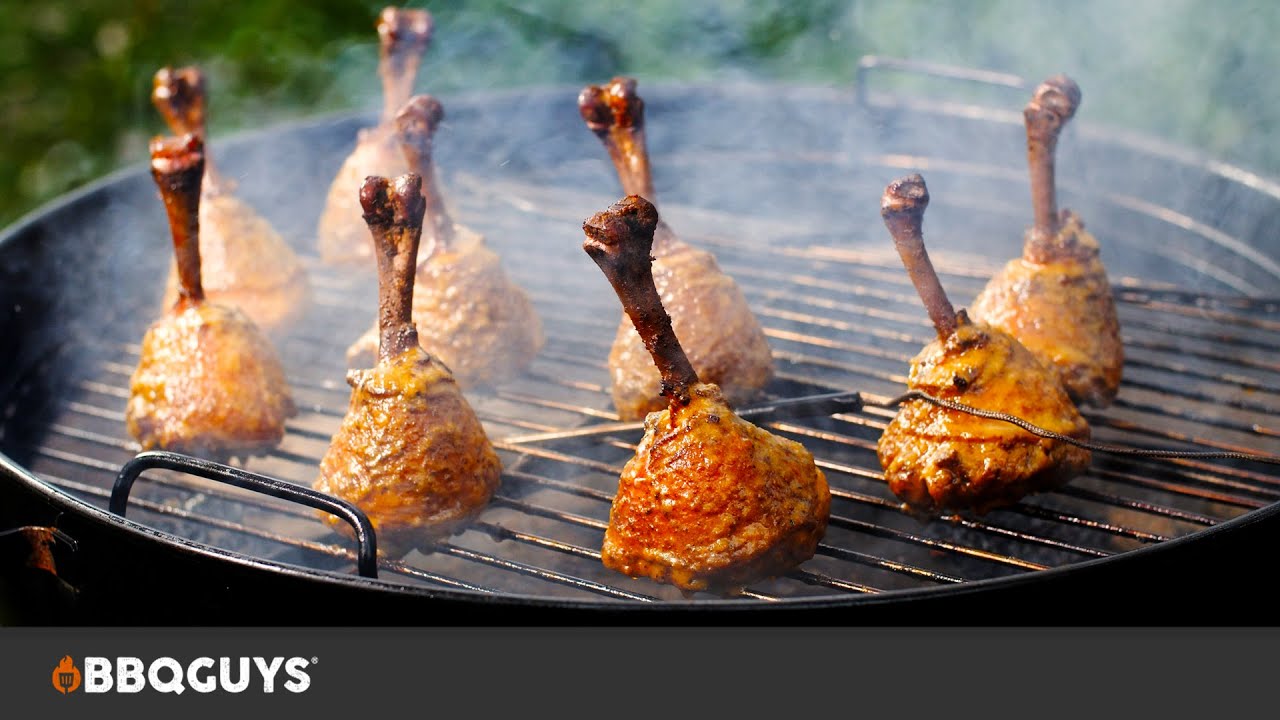 Smoked Lollipop Chicken w/ Mango Habanero Sauce Recipe | Weber Kettle Grill | BBQGuys