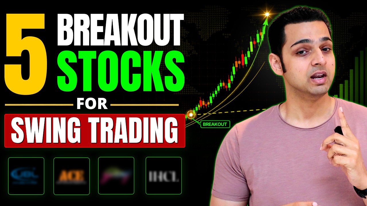 5 Swing Trading Stock Ideas With Full Chart Analysis | Breakout Trading Strategy