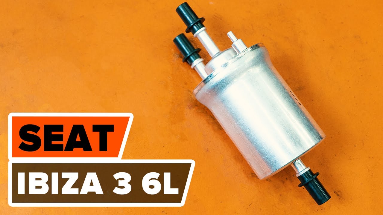 Cоmo cambiar filtro de combustible SEAT IBIZA 3 6L [VÍDEO TUTORIAL DE AUTODOC]