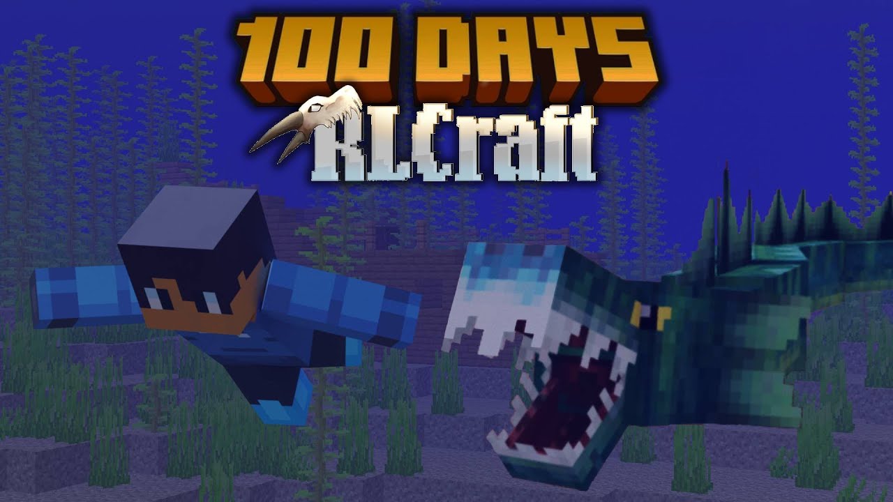 Surviving 100 Days in RLcraft in an Ocean