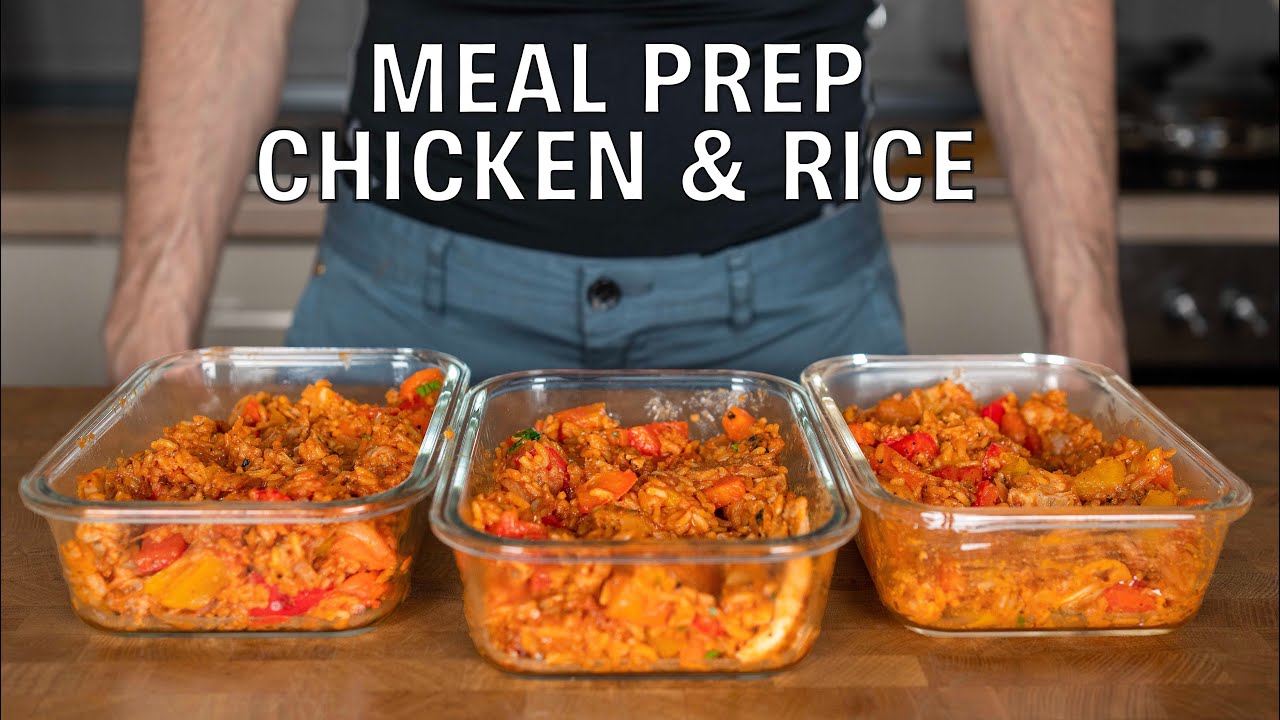 Meal Prep MASSIVE Chicken and Rice (Low Calorie High Protein)